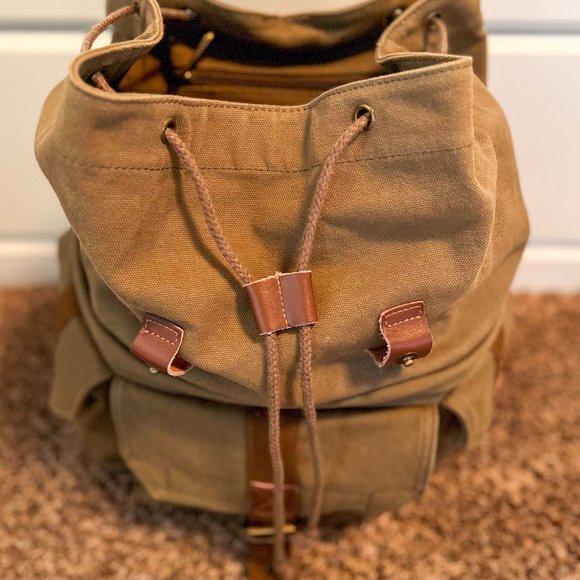 Koolertron Canvas DSLR Camera Backpack with Rain Cover and Inner Padding - Picture 7 of 11